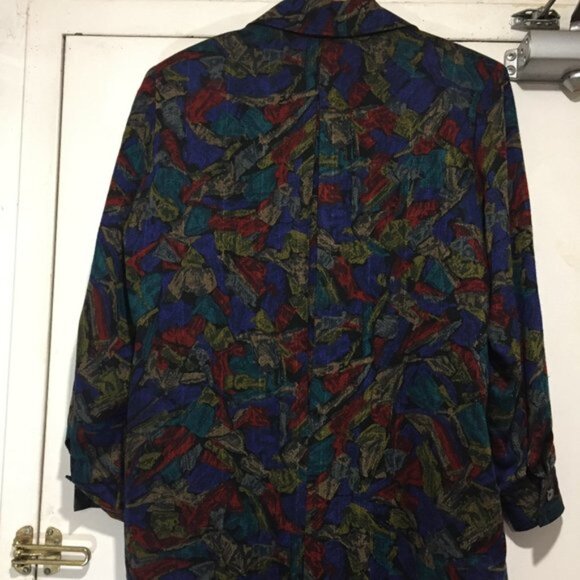 VINTAGE PORTS INTERNATIONAL MIDI BELTED DRESSES SIZE L - Picture 6 of 9